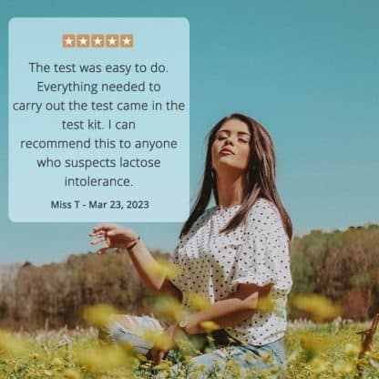 Lactose intolerance test customer review