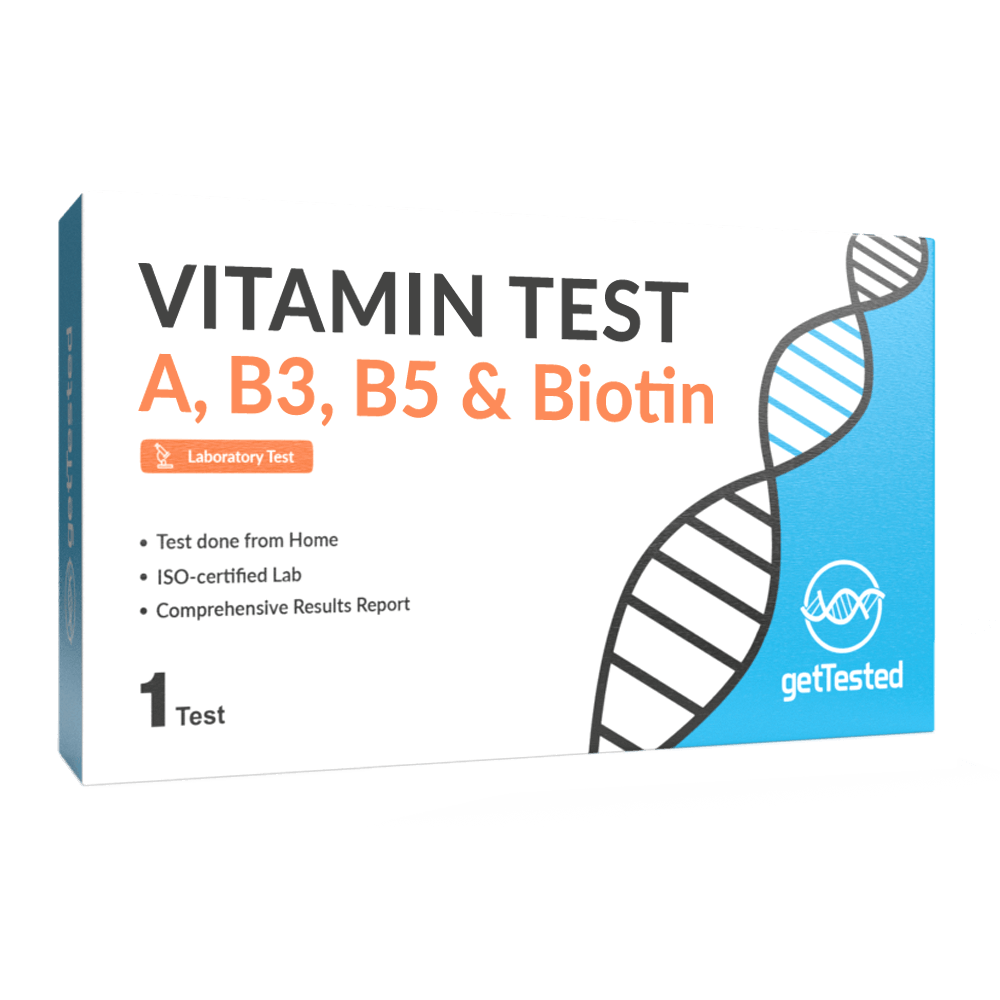 Vitamin Test (A, B3, B5 & Biotin) 